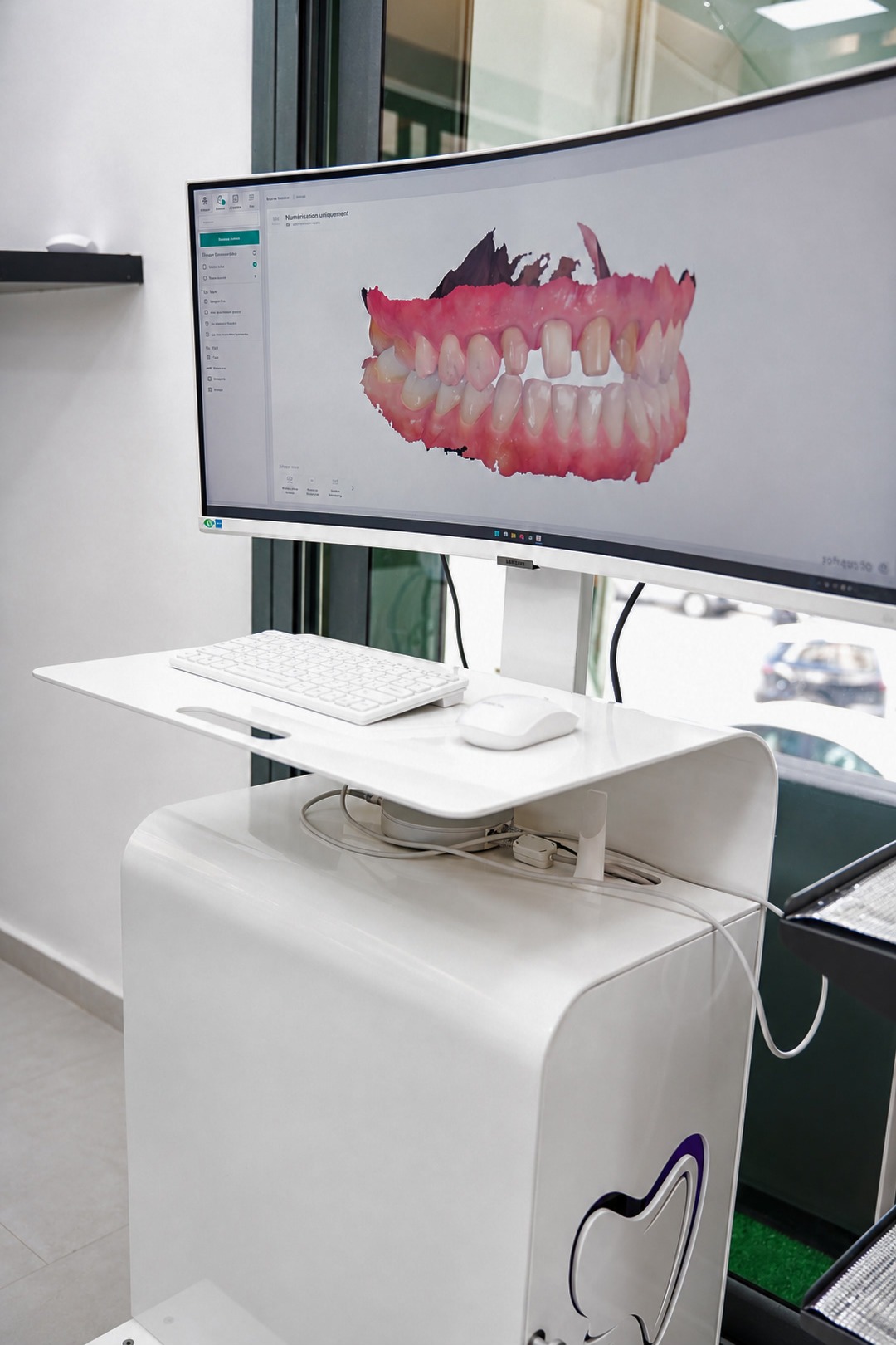 Technologie numérique sourire